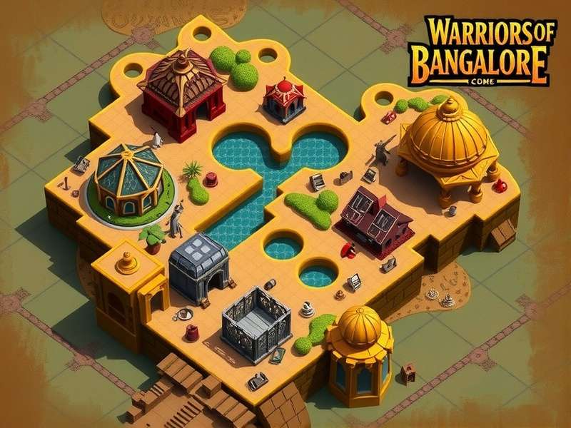 Warriors Of Bangalore Game Map